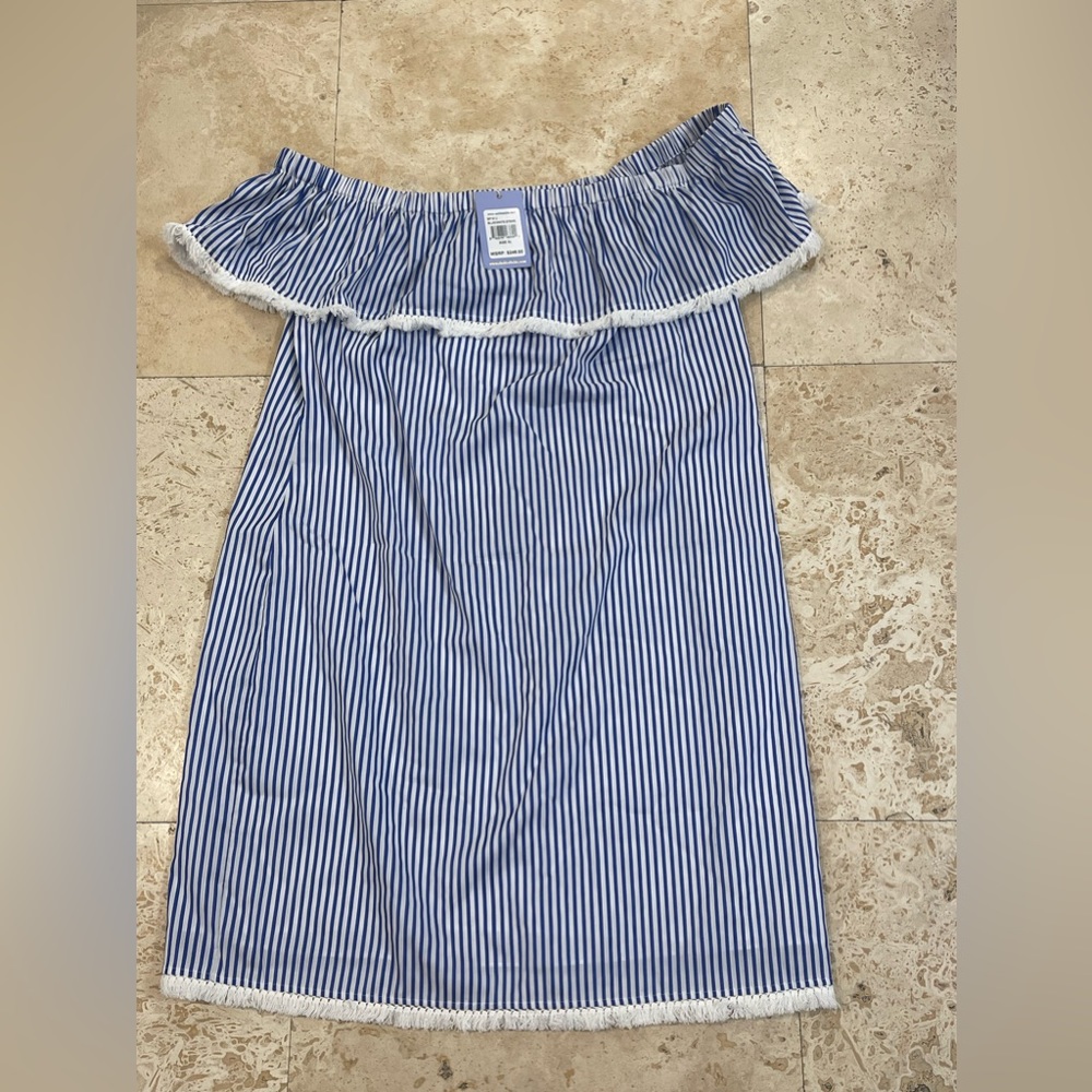 Sail To Sable Off the Shoulder Dress XL. NWT.